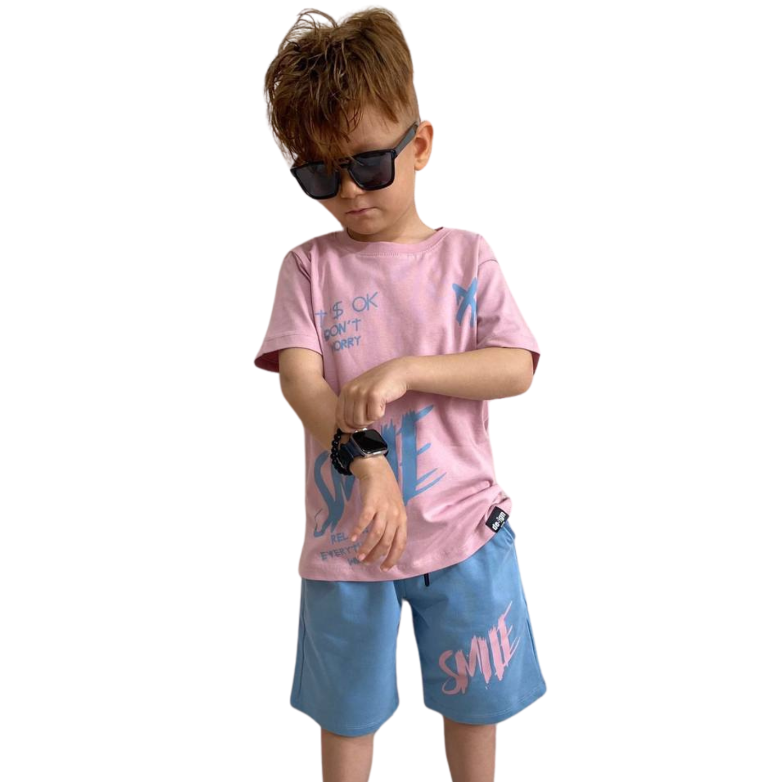 Summer Smile Boys Short Set-1
