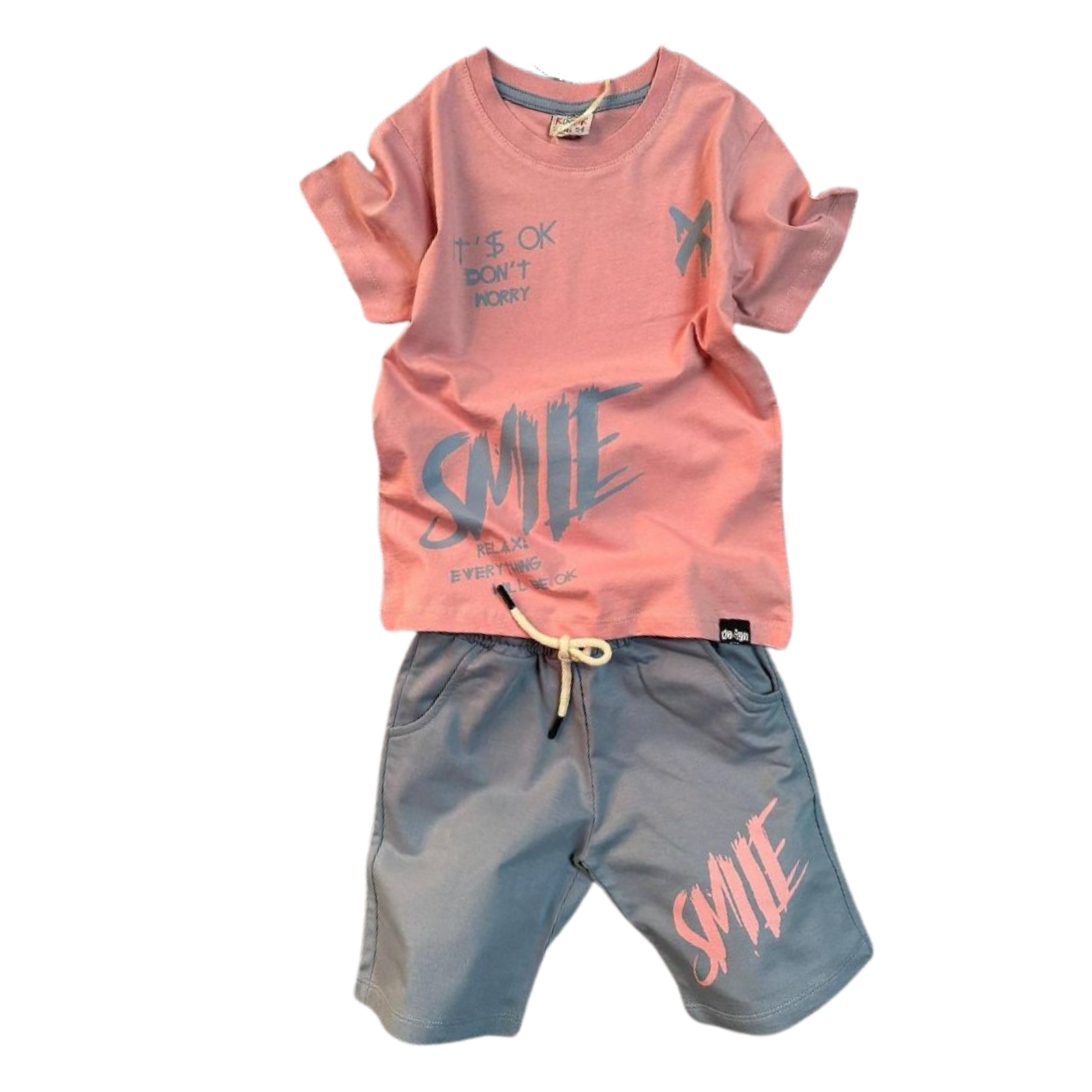Summer Smile Boys Short Set-0