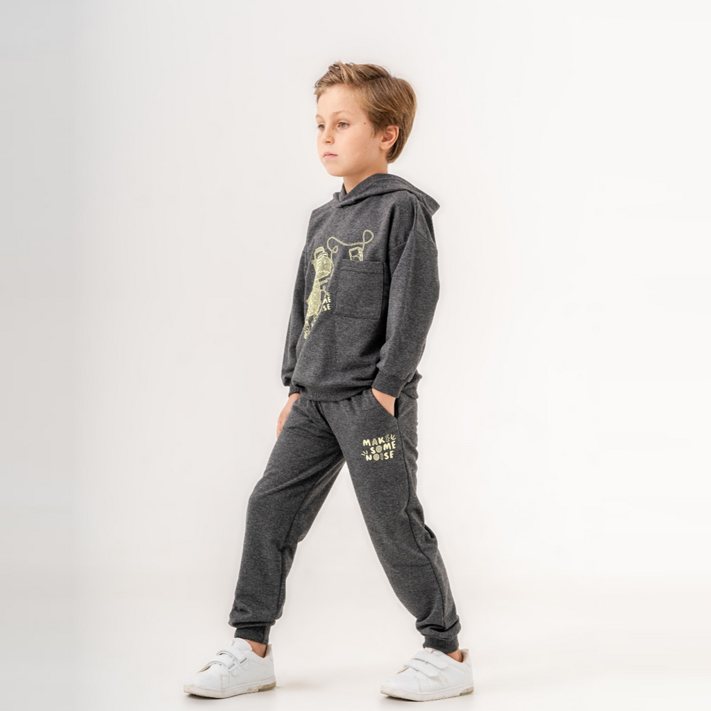 Dino Boy Hoodie Joggers Set-1